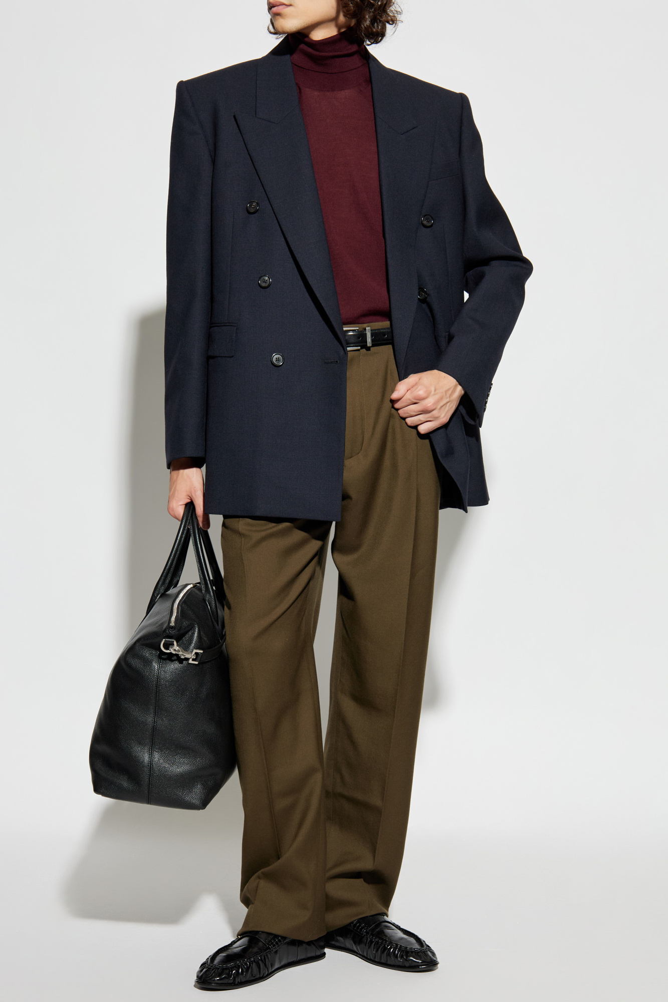 ジャケット SAINT LAURENT Dark Blue Wool Blazer Saint Laurent Dark Blue Wool Blazer Saint Laurent
